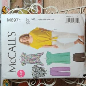 Uncut McCall's Sewing Pattern #M6971